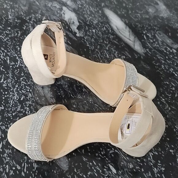 BRAND NEW WHITE MOUNTAIN OPEN TOE JEWEL STRAP WOMEN"S SANDAL G1 - Picture 12 of 15